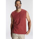 Man's World Muscleshirt, (2er-Pack), ärmellos, bedruckt, Rundhalsausschnitt, aus 100% Baumwolle