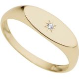 Firetti Diamantring »Schmuck Geschenk Gold 333 Damenring Goldring Siegelring Diamant«, mit Brillant