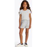 Tommy Hilfiger T-Shirt »ESSENTIAL RIB TOP SS«, mit Babylock-Kanten, mit Logostickerei
