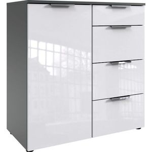 Wimex Kombikommode »level36 D by fresh to go«, Fronten lackiert Hochglanz, soft-close Funktion, 81cm breit