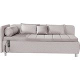alina Schlafsofa »Kiana«, Liegefläche 90/200 cm oder 100/200 cm, Bettkasten, Zierkissen-Set