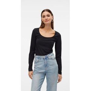 Vero Moda Langarmshirt »VMLULU LS U-NECK TOP JRS GA NOOS«