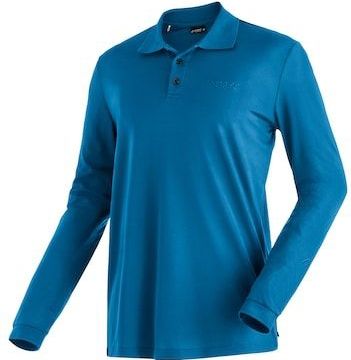 Maier Sports Poloshirt »Ulrich L/S«, Herren Funktionsshirt, langarm Freizeitshirt mit Hemdkragen, Reg. Fit