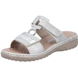 Rieker Pantolette, Sommerschuh, Strandschuh mit regulierbaren Klettverschlüssen