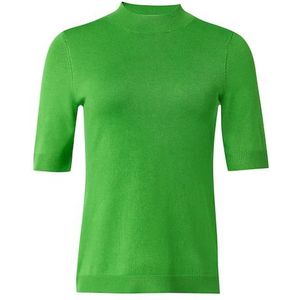 Comma Kurzarmpullover, mit leichtem Stehkragen