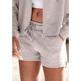 LASCANA Sweatshorts, mit Logostickerei, Loungeanzug