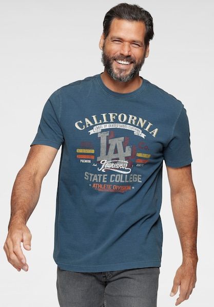 Arizona T-Shirt, Kurzarm, lässige Passform, Used-Look, Rundhalsausschnitt