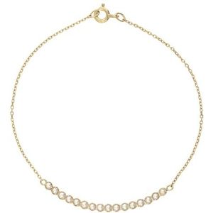 Vivance Armband »Bridge-Tennisarmband Swarovski Perlen«