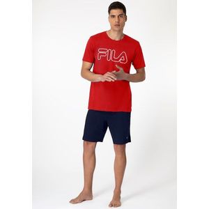 Fila Shorty »MAN JERSEY PYJAMAS«, (2-tlg.), mit bequemen Shorts, Kurzarm, Logo-Schriftzug