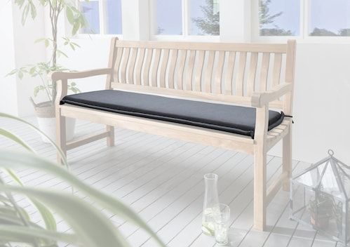 Destiny Bankauflage, Polster für Gartenbank 170x45x5cm, in versch. Farben