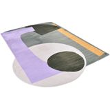 TOM TAILOR HOME Teppich »Shapes - EIGHT«, Motivform, 5 mm Höhe, Kurzflor, bedruckt, modernes Design