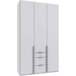 Wimex Drehtürenschrank »Mugano, 135 oder 180cm breit, 208 oder 236cm hoch, Made in Germany«, (mit langen Griffstangen aus Metall), wahlweise mit oder ohne Spiegel, mit Schubladen