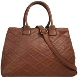 Samantha Look Henkeltasche, echt Leder, Made in Italy
