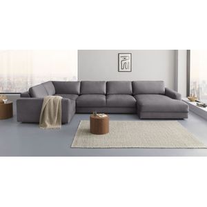 Places of Style Wohnlandschaft »Bloomfield, U-Form«, mit extra tiefer Sitzfläche, wahlweise mit Sitztiefenverstellung