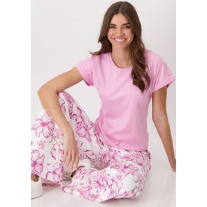 Monari Rundhalsshirt, mit Glitzersteinchen auf der Schulter