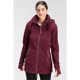 Polarino Fleecejacke, mit Kapuze, aus Fleece, atmungsaktiv, schnell trocknend