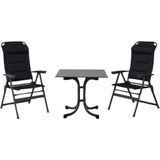 Siena Garden Garten-Essgruppe »Premium«, (3 tlg.)
