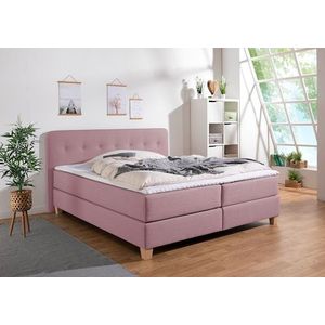 Home affaire Boxspringbett »Fargo«, in Überlänge 220 cm, mit Topper, 3 Ausführungen, 4, Breiten