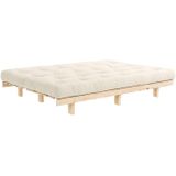 Karup Design Schlafsofa »Lean 200 Schlafsofa, Gästebett, Sofa mit Futonmatratze«, (2 St.), Inkl. Futonmatratze, Liegefläche 130x200 cm, FSC® zertifizierte Kiefer