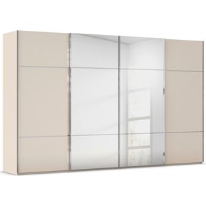 rauch Schwebetürenschrank »Kleiderschrank Schrank Garderobe Schlafzimmerschrank SCALE-TRIO«, edle dreigeteilte Front mit 2 Zierleisten Spiegel/Glas MADE IN GERMANY