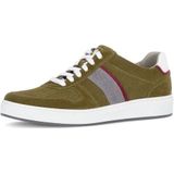 Pius Gabor Sneaker, Freizeitschuh, Halbschuh, Schnürer mit Kontrastbesätze, Weite G