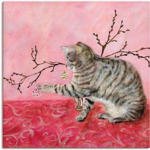 Artland Leinwandbild »Katzenspiel«, Haustiere, (1 St.), auf Keilrahmen gespannt