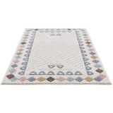 Carpet City Hochflor-Teppich »Focus 3034«, rechteckig, 20 mm Höhe, Läufer, Boho, Hochtief-Muster/ 3D-Effekt, für Wohnzimmer, Schlafzimmer