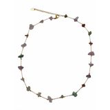 Firetti Collier »Schmuck Geschenk Halsschmuck Halskette Edelstein Farbstein«, mit Edelsteinen