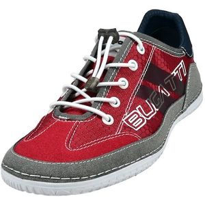 bugatti Slip-On Sneaker, Freizeitschuh, Halbschuh, Slipper mit Kontrastnähten- und besätzen