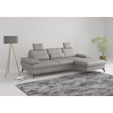 sit&more Ecksofa »Morris L-Form, inkl. Sitztiefenverstellung«, wahlweise mit Armteilverstellung, Bettfunktion & Bettkasten