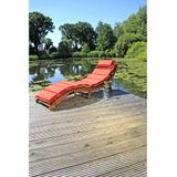Garden Pleasure Gartenliege »NASSAU«, mit Wendeauflage