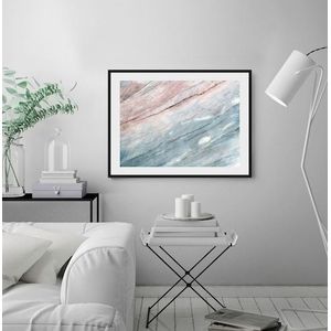 queence Bild »Jenni«, Abstrakt-Marmor-Kunst-Gemälde, (1 St.), HD Premium Poster-Druck inkl. Holzrahmen