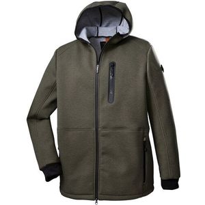STOY Funktionsjacke »STW 20 MN JCKT«, Elastische Scuba-Jacke mit verstellbarer Kapuze