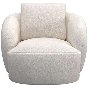 FLEXLUX Sessel »Torino, rund, drehbar, Einzelsofa, Polstersessel,«, Modernes, organisches Sessel-Design, Kaltschaum, Wellenunterfederung