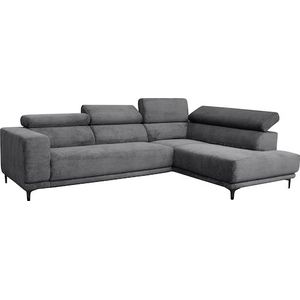 alina Ecksofa »Hikari«, wahlweise mit Sitzvorzug, in modernem Cordstoff, Breite 302 cm