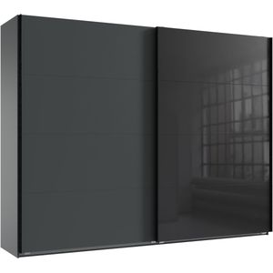 Wimex Kleiderschrank »Tilburg, Metallgriffe, Made in Germany«, (Breite 270cm wahlweise mit 2 oder 3 Türen), mit Schwebetüren, jeweils 1 Glaselement, 180, 225 oder 270cm breit