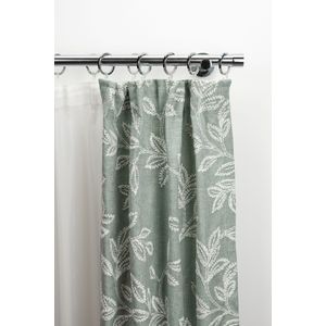 GARESA Gardinenstange »EASY«, 2 läufig-läufig, Wunschmaßlänge, Vorhanggarnitur, verlängerbar, Wandmont., Endkappe, Alu, mit Ringe