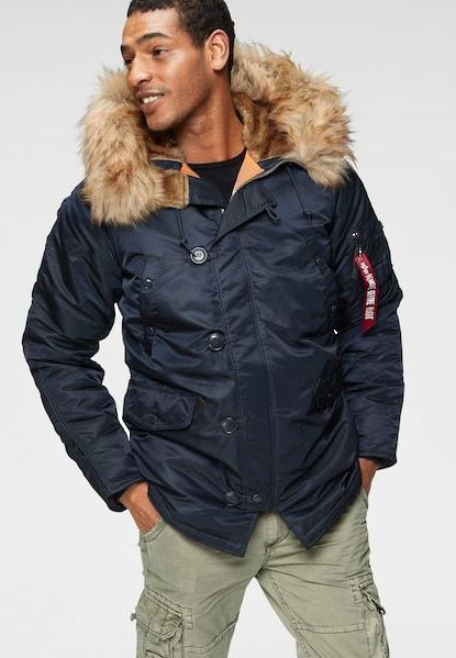 Alpha Industries Parka »N3B VF 59«, mit Kapuze, mit abnehmbarem Kunstfellkragen