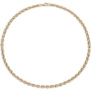 Firetti Goldkette »Schmuck Geschenk Gold 585 Halsschmuck Halskette Zopfkette 5,5 mm breit«