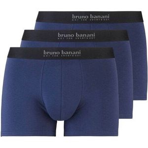 Bruno Banani Boxershorts »Short 3Pack Energy Cotton«, (3er Pack), mit Schriftzug am Bund