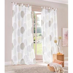 my home Gardine »Belem«, (2 St.), transparent, Polyester, gewebt
