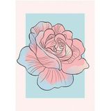 Komar Bild »Cinderella Rose«, Disney, (1 St.), Wandbild zur Dekoration im Kinderzimmer - ohne Rahmen