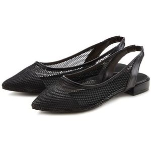 French Connection Ballerina, Slingballerina, Riemchenballerina, Halbschuh, Slipper, Sandale VEGAN