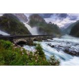 Papermoon Fototapete »Photo-Art ARVID BJORKQVIST, LAYTEFOSSEN«