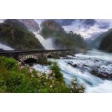 Papermoon Fototapete »Photo-Art ARVID BJORKQVIST, LAYTEFOSSEN«