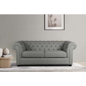 Home affaire 3-Sitzer »CHARENTE, optionale Schlafsofa, Chesterfield-Sofa, Bettfunktion«, mit edler Knopfheftung und typischen Armlehnen, B/T/H 198/89/74 cm