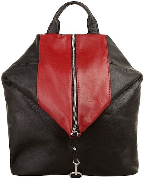 Cluty Cityrucksack, echt Leder, Made in Italy