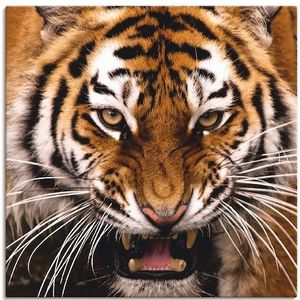 Artland Wandbild »Tiger Kopf«, Wildtiere, (1 St.), als Leinwandbild, Wandaufkleber in verschied. Größen