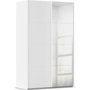 rauch Schwebetürenschrank »Kleiderschrank Schrank Garderobe Schlafzimmerschrank EVELYN«, in elegantem Stil mit Spiegel 5 Breiten viel Stauraum MADE IN GERMANY