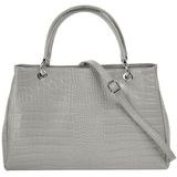 Cluty Henkeltasche, echt Leder, Made in Italy